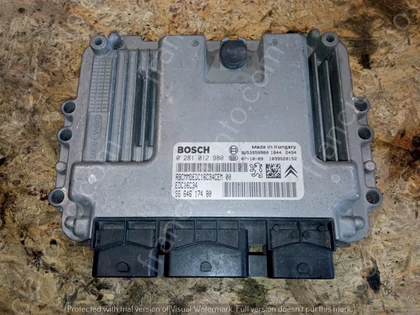 Citroen C4 Picasso I 1.6 HDI BOSCH EDC16C34 Motorvezérlő