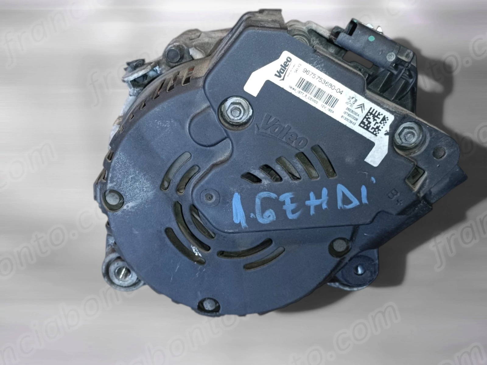 Citroen / Peugeot 1.6 EHDI Valeo 180A Generátor