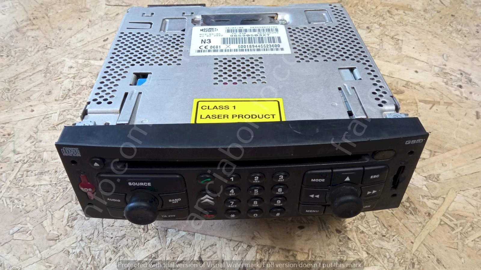 Citroen / Peugeot MAGNET MARELLI RT3 Rádió és Navigációs fejegység