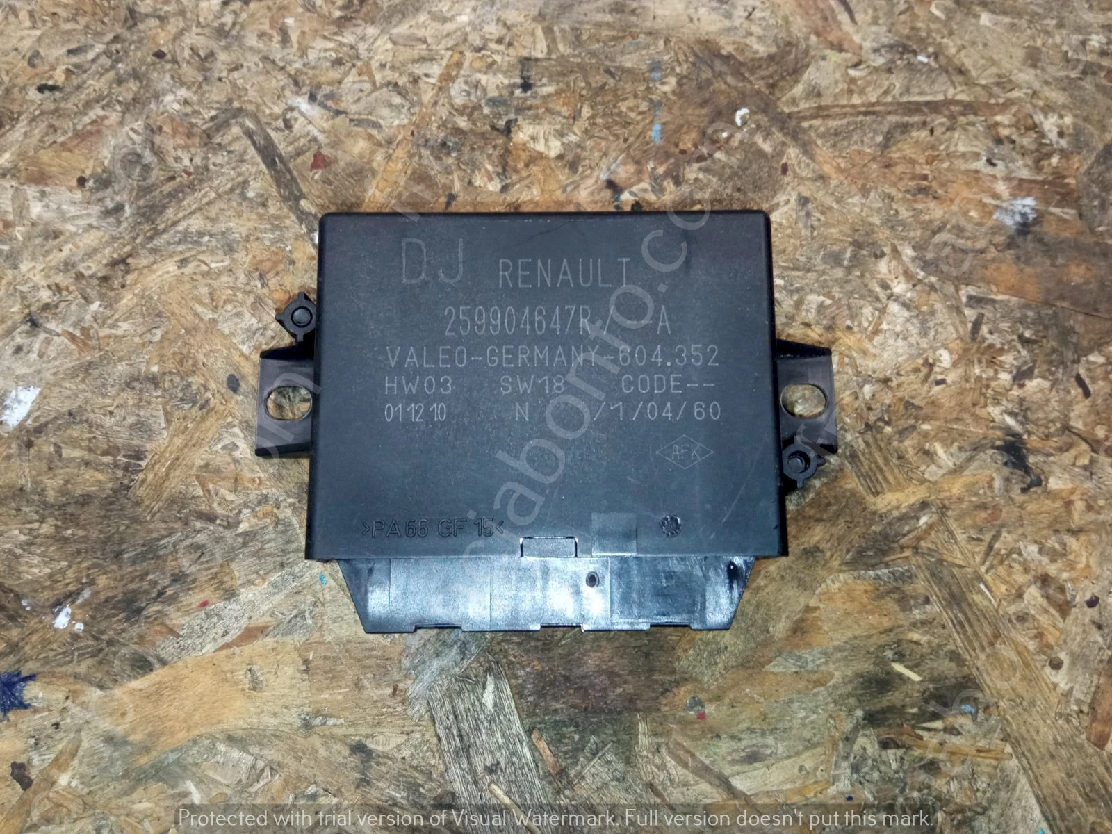 Renault Laguna III / Scenic III Valeo Tolatóradar elektronika