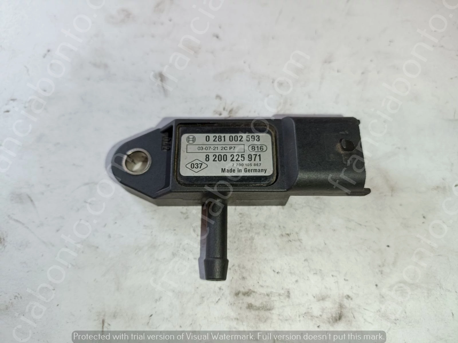 Dacia / Renault 1.5 / 1.9 DCI BOSCH MAP szenzor
